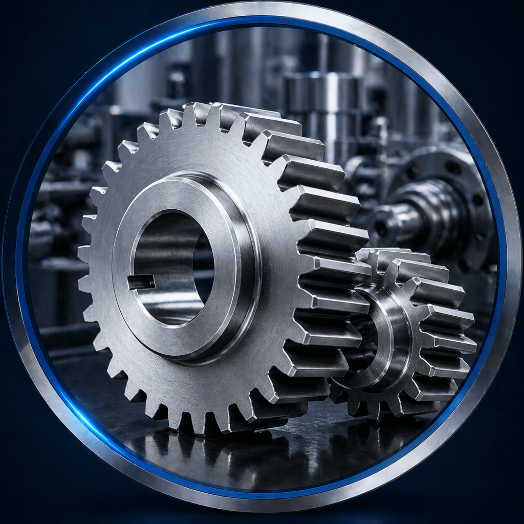 Bánh răng truyền động thép