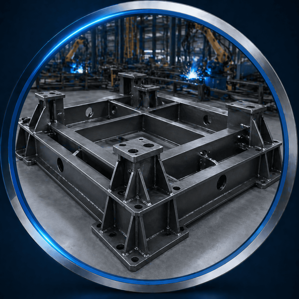 Khung bệ máy hàn kết cấu thép